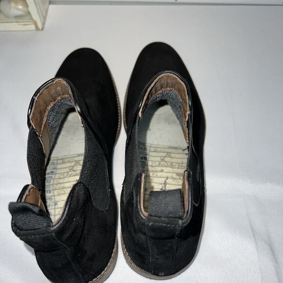 Modern Fiction Irony Suede Chelsea Boots Black Sz 11 Men’s - Picture 8 of 15